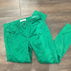 green madewell skinny jeans